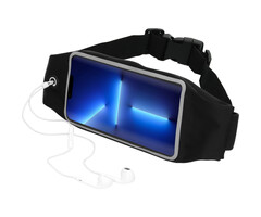 Mobiparts Mobiparts Comfort Fit Sport Belt iPhone 13 Pro Max Zwart