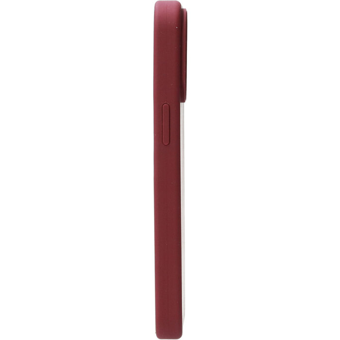 Mobiparts Mobiparts Silicone Cover Apple iPhone 13 Pro Plum Red