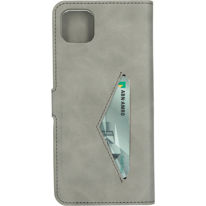 Mobiparts Mobiparts Classic Wallet Case Samsung Galaxy A22 5G (2021) Granite Grey
