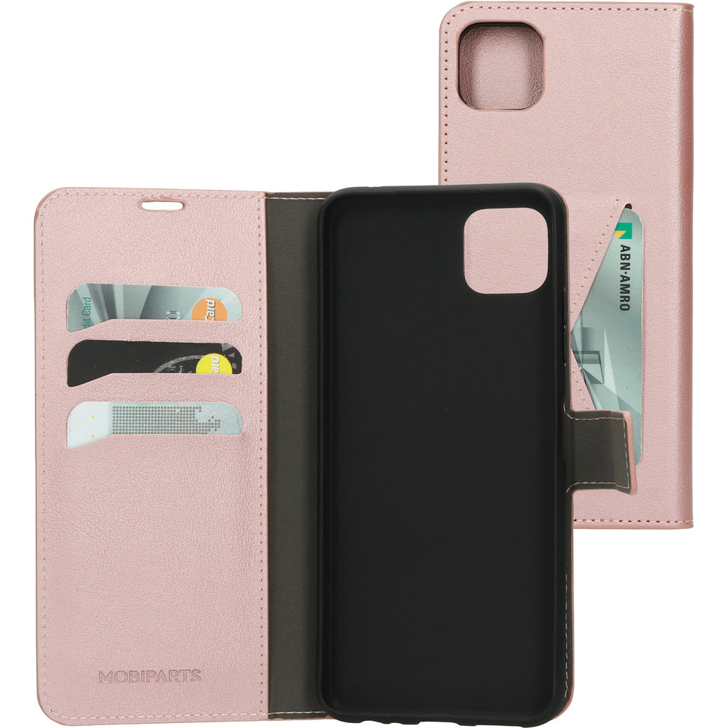 Mobiparts Mobiparts Classic Wallet Case Samsung Galaxy A22 5G (2021) Pink
