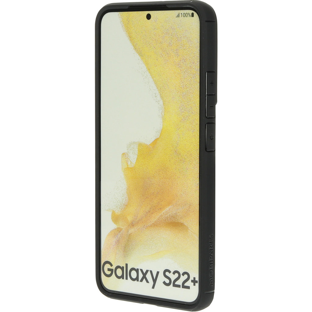 Mobiparts Mobiparts Rugged Clear Case Samsung Galaxy S22 Plus Black (Bulk)