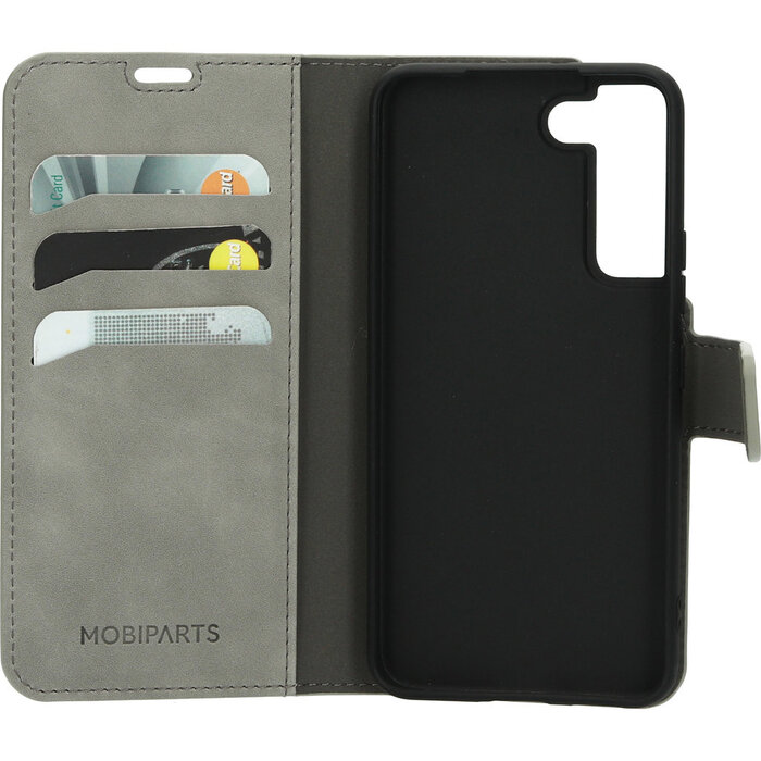 Mobiparts Mobiparts Classic Wallet Case Samsung Galaxy S22 Granite Grey