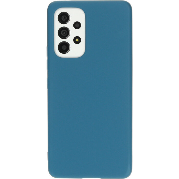 Mobiparts Mobiparts Silicone Cover Samsung Galaxy A53 (2022) Blueberry Blue