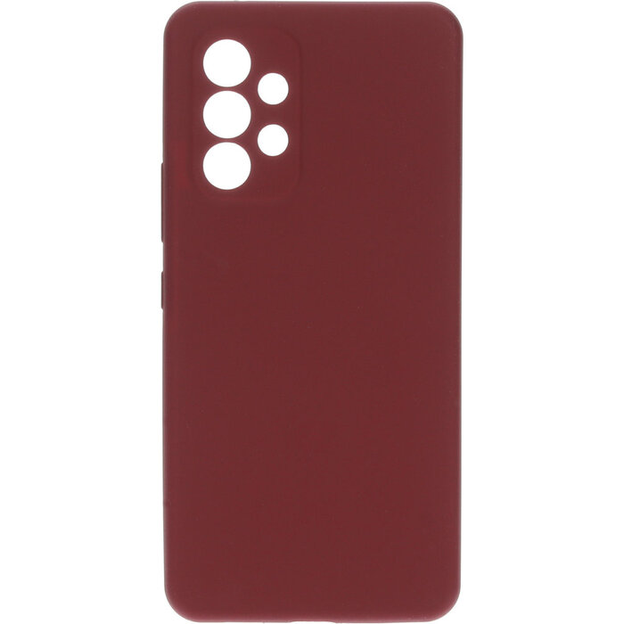 Mobiparts Mobiparts Silicone Cover Samsung Galaxy A53 (2022) Plum Red
