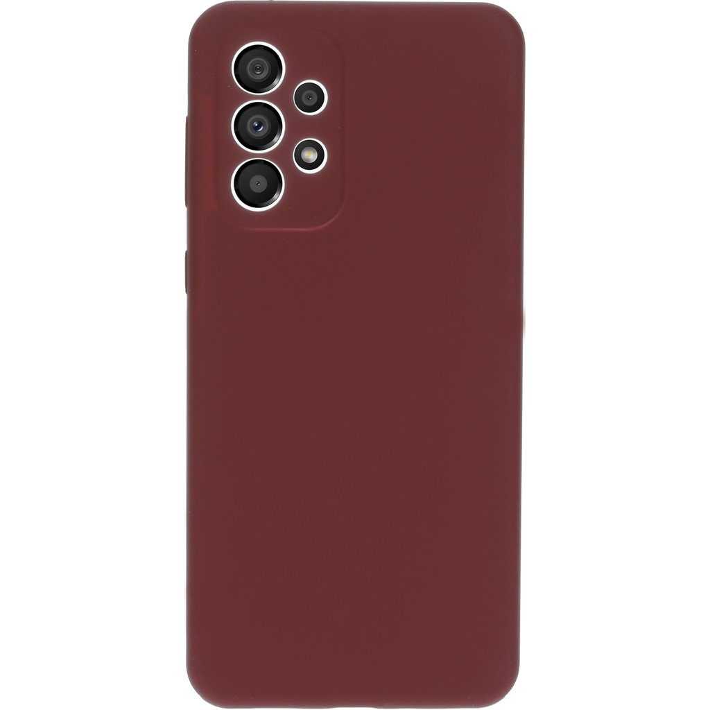 Mobiparts Mobiparts Silicone Cover Samsung Galaxy A33 5G (2022) Plum Red