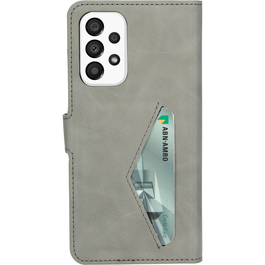 Mobiparts Mobiparts Classic Wallet Case Samsung Galaxy A33 5G (2022) Granite Grey