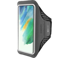 Mobiparts Mobiparts Comfort Fit Sport Armband S21 FE Zwart