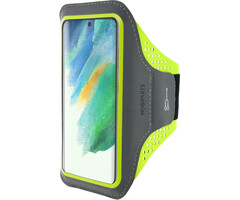 Mobiparts Mobiparts Comfort Fit Sport Armband S21 FE Neon Green