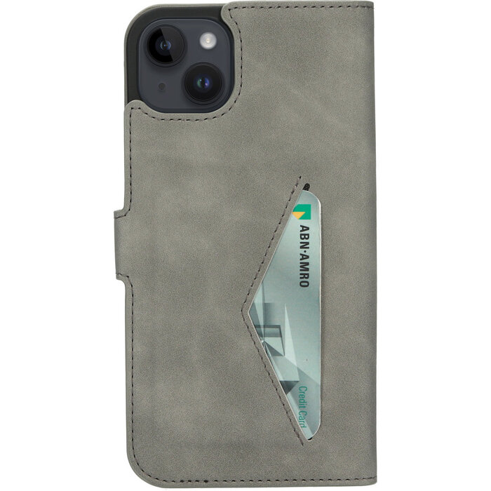 Mobiparts Mobiparts Classic Wallet Case Apple iPhone 14 Plus Granite Grey