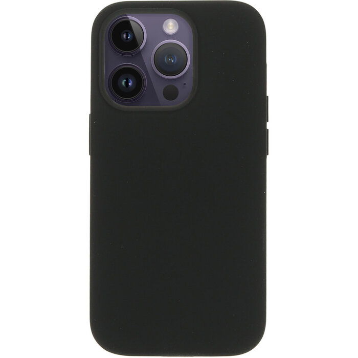 Mobiparts Mobiparts Silicone Cover Apple iPhone 14 Pro Black (Magsafe Compatible)