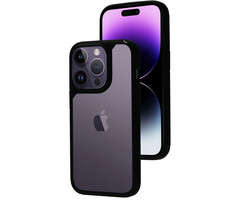 Mobiparts Mobiparts Rugged Clear Case iPhone 14 Pro Zwart