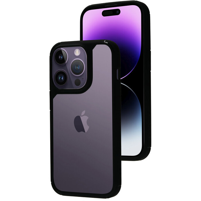 Mobiparts Mobiparts Rugged Clear Case Apple iPhone 14 Pro Black