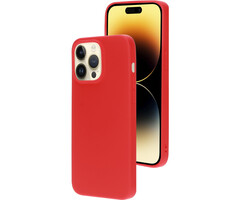 Mobiparts Mobiparts iPhone 14 Pro Max Silicone Cover Scarlet Red