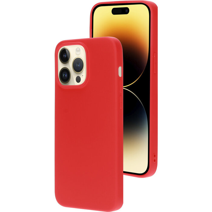 Mobiparts Mobiparts Silicone Cover Apple iPhone 14 Pro Max Scarlet Red