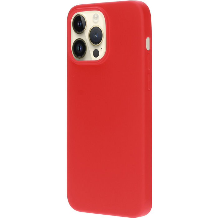 Mobiparts Mobiparts Silicone Cover Apple iPhone 14 Pro Max Scarlet Red
