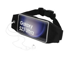 Mobiparts Mobiparts Comfort Fit Sportband S23 Ultra Zwart