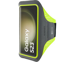 Mobiparts Mobiparts Comfort Fit Sport Armband S23 Neon Green