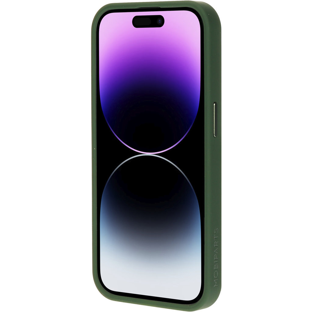 Mobiparts Mobiparts Hardcover Apple iPhone 14 Pro Satin Green (Magsafe Compatible)