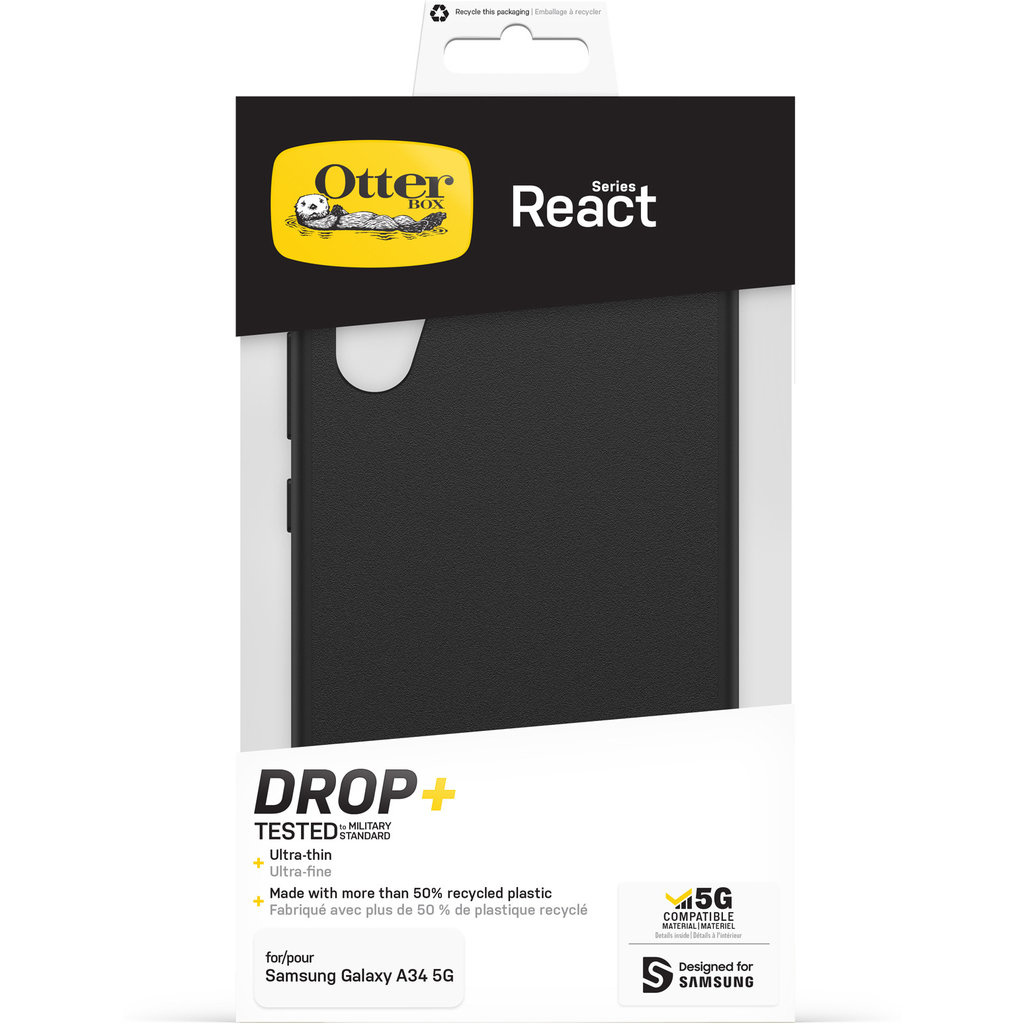 Otterbox OtterBox React Case Samsung Galaxy A34 5G Black
