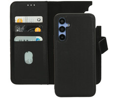 Mobiparts Mobiparts Galaxy A54 (2023) Leren 2-in-1 Wallet Case Zwart