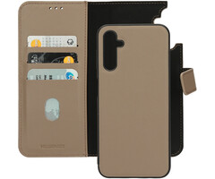 Mobiparts Mobiparts Galaxy A14 2-in-1 Lederen Wallet Case Taupe