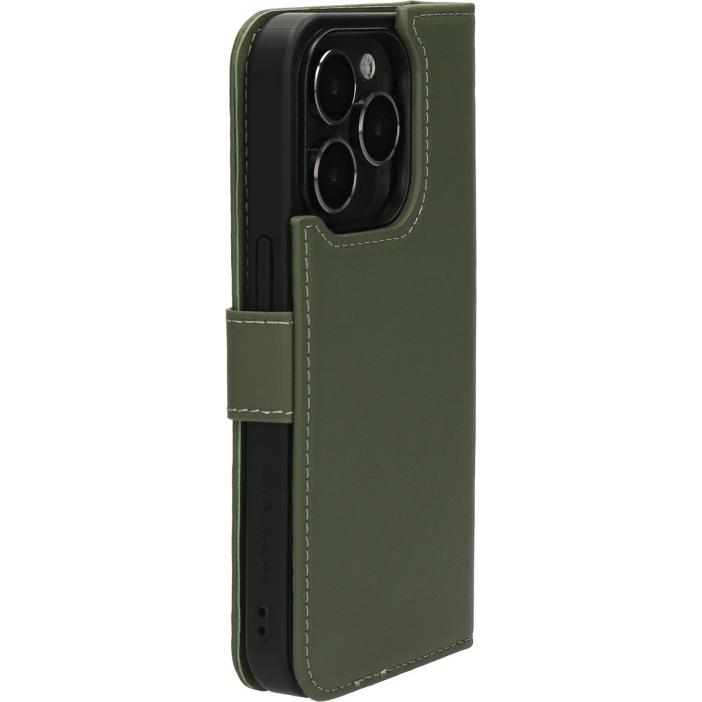 Mobiparts Mobiparts Leather 2 in 1 Wallet Case Apple iPhone 14 Pro Green