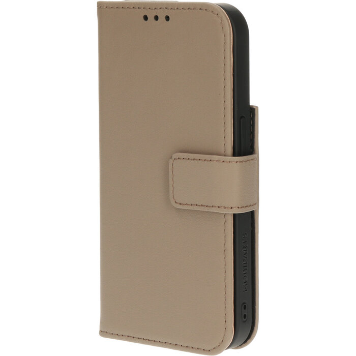 Mobiparts Mobiparts Leather 2 in 1 Wallet Case Apple iPhone 14 Pro Taupe