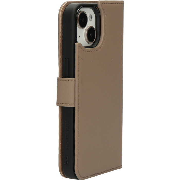 Mobiparts Mobiparts Leather 2 in 1 Wallet Case Apple iPhone 14 Taupe