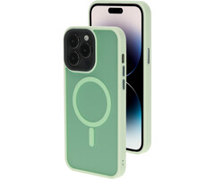 Mobiparts Mobiparts Hardcover Apple iPhone 14 Pro Max Satin Light Green Ltd Edition (Magsafe Compatible)