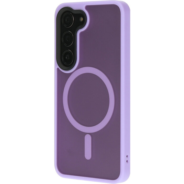 Mobiparts Mobiparts Hardcover Samsung Galaxy S23 Satin Lila (Magsafe Compatible)