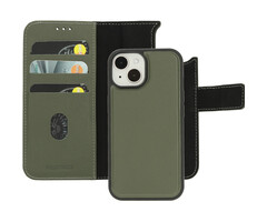 Mobiparts Mobiparts Leather 2 in 1 Wallet Case Apple iPhone 15/14 Green