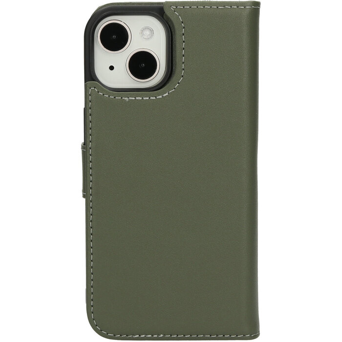Mobiparts Mobiparts Leather 2 in 1 Wallet Case Apple iPhone 15/14 Green