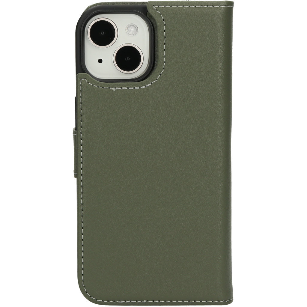 Mobiparts Mobiparts Leather 2 in 1 Wallet Case Apple iPhone 15/14 Green
