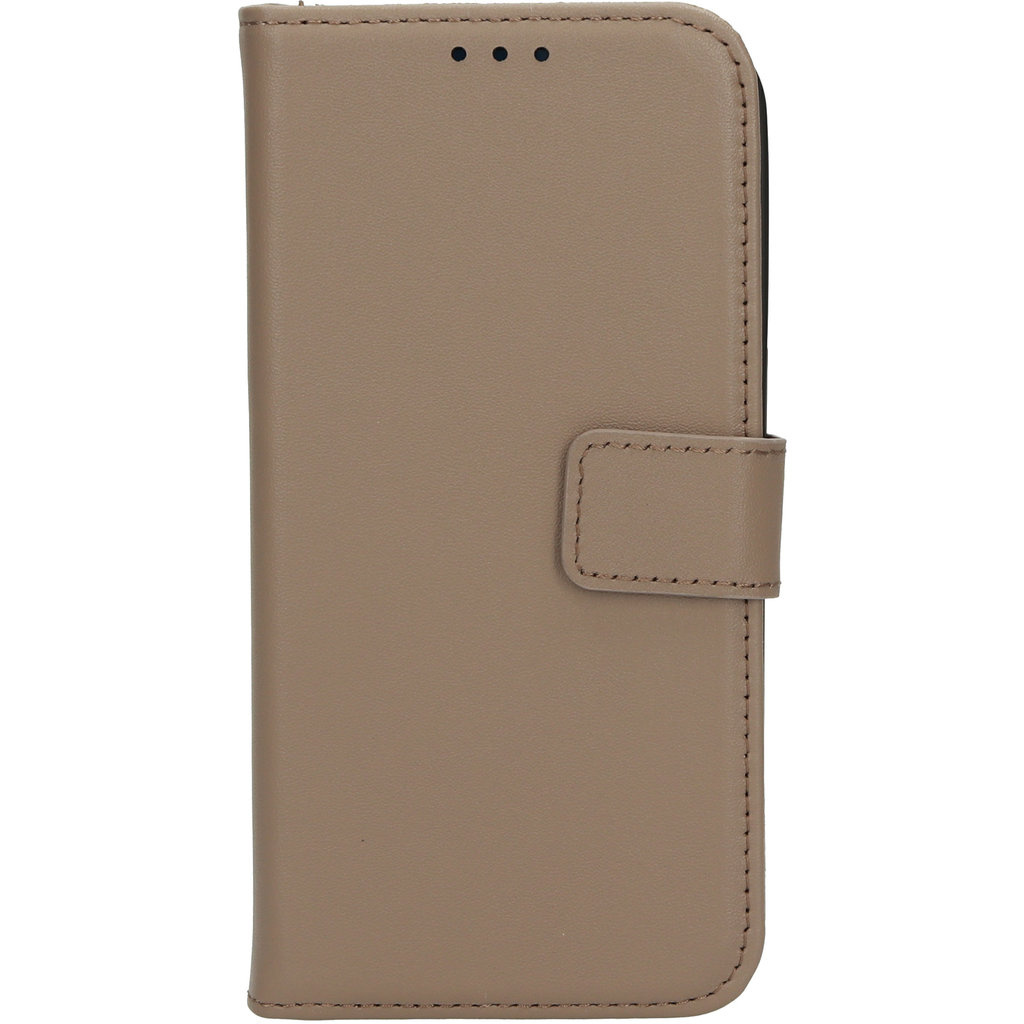 Mobiparts Mobiparts Leather 2 in 1 Wallet Case Apple iPhone 15 Pro Taupe