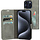 Mobiparts Classic Wallet Case Apple iPhone 15 Pro Max Granite Grey