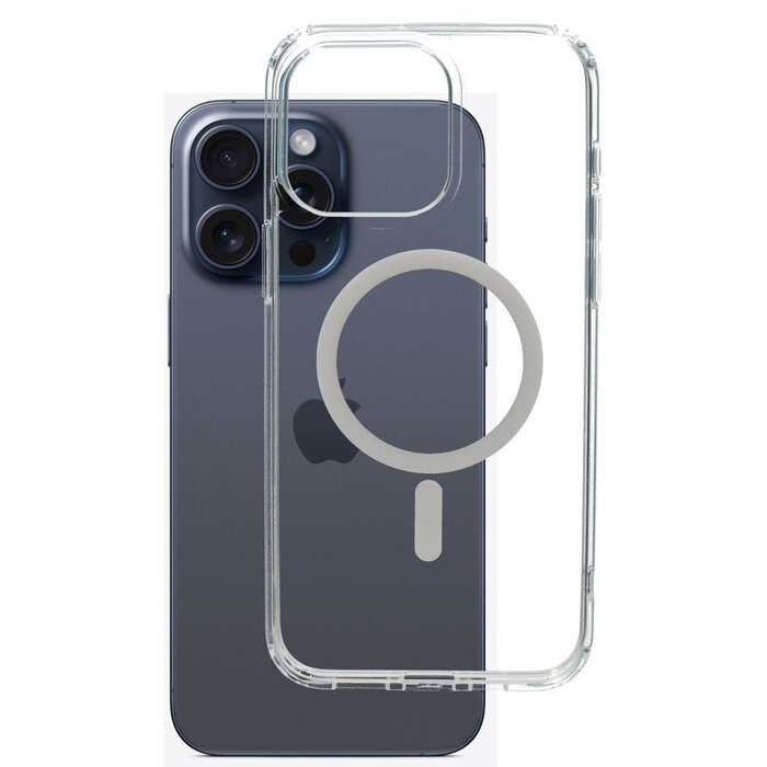 Mobiparts Mobiparts Hardcover Apple iPhone 15 Pro Max Clear (Magsafe Compatible)