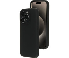 Mobiparts Mobiparts iPhone 15 Pro Silicone Cover MagSafe Zwart