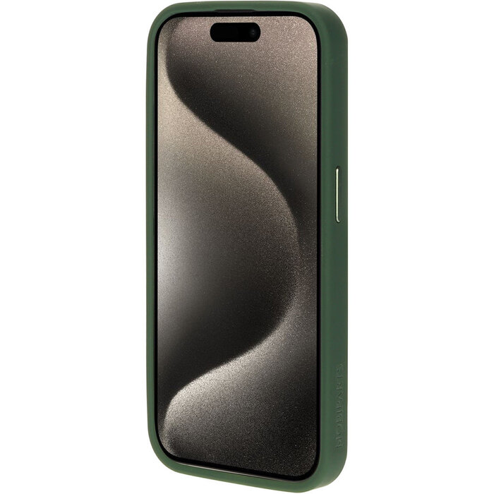 Mobiparts Mobiparts Hardcover Apple iPhone 15 Pro Satin Green (Magsafe Compatible)