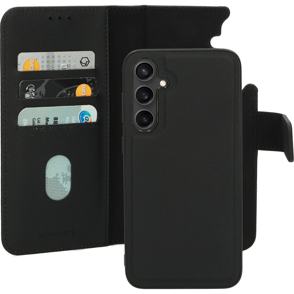 Mobiparts Mobiparts Leather 2 in 1 Wallet Case Samsung Galaxy S23 FE Black
