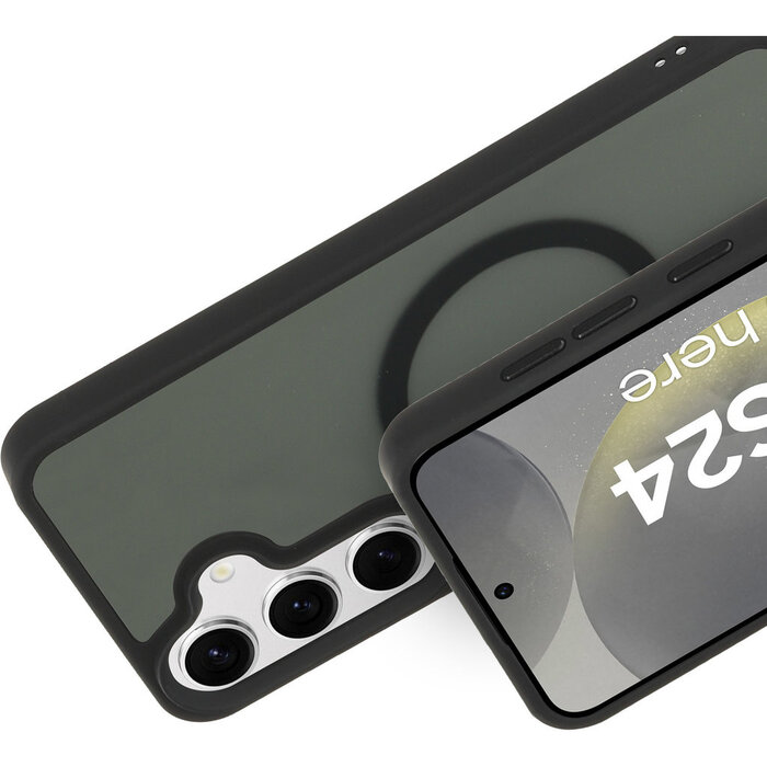 Mobiparts Mobiparts Hardcover Samsung Galaxy S24 Satin Black (Magsafe Compatible)
