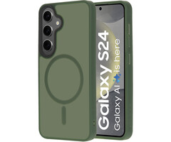 Mobiparts Mobiparts Hardcover Samsung Galaxy S24 Satin Green (Magsafe Compatible)