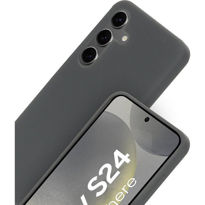 Mobiparts Mobiparts Silicone Cover Samsung Galaxy S24 Urban Grey