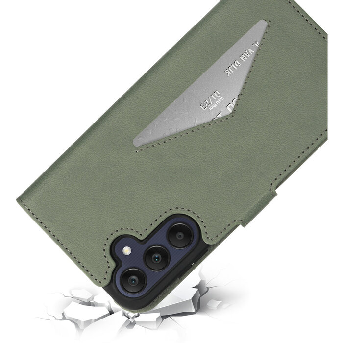 Mobiparts Mobiparts Classic Wallet Case Samsung Galaxy A25 Stone Green