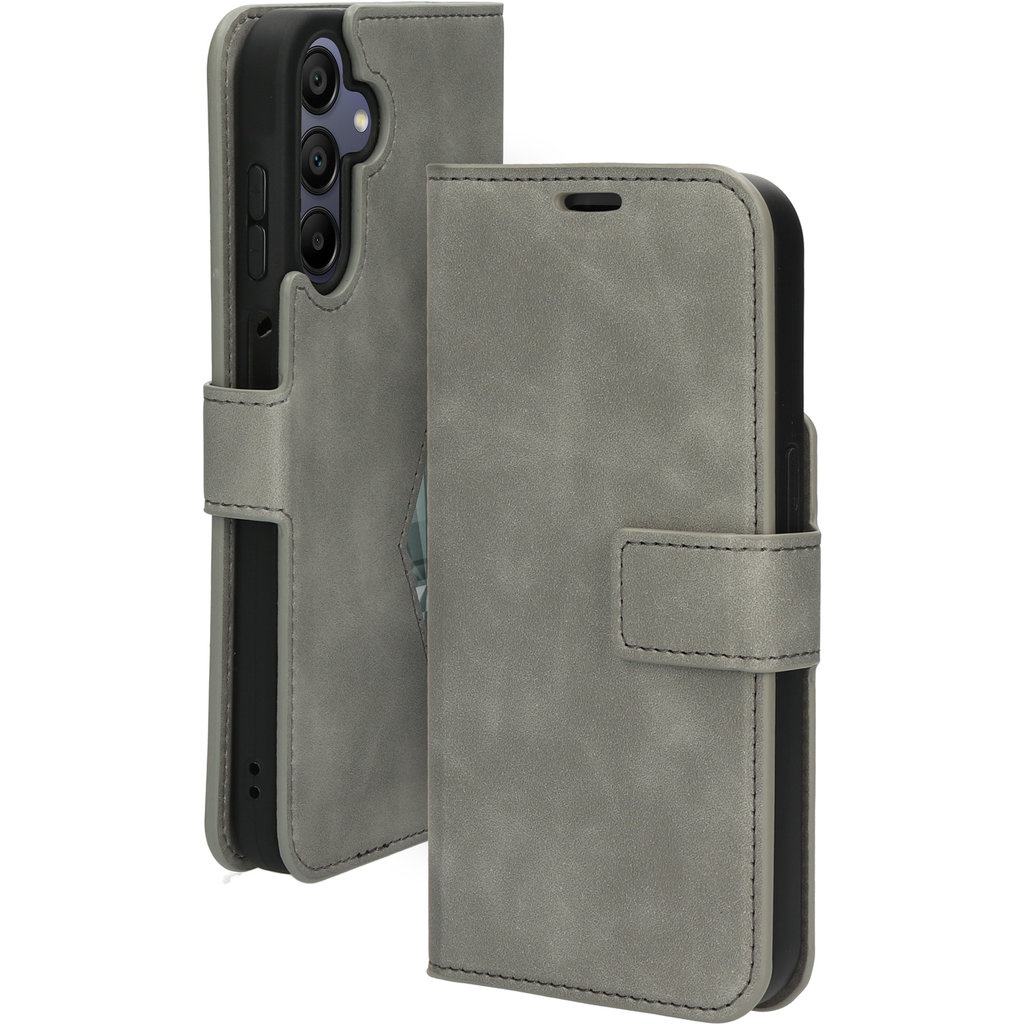 Mobiparts Mobiparts Classic Wallet Case Samsung Galaxy A15 Granite Grey