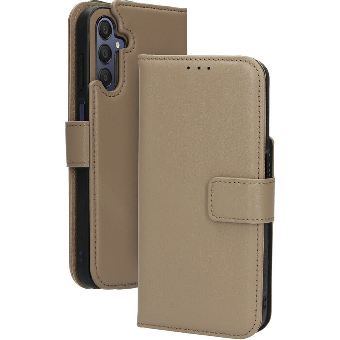 Mobiparts Mobiparts Leather 2 in 1 Wallet Case Samsung Galaxy A15 Taupe