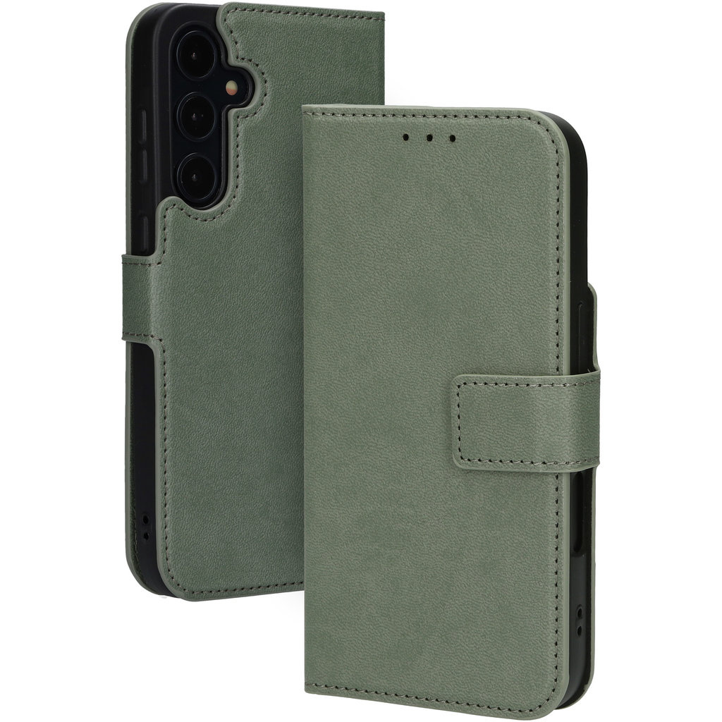 Mobiparts Mobiparts Classic Wallet Case Samsung Galaxy A55 5G (2024) Stone Green