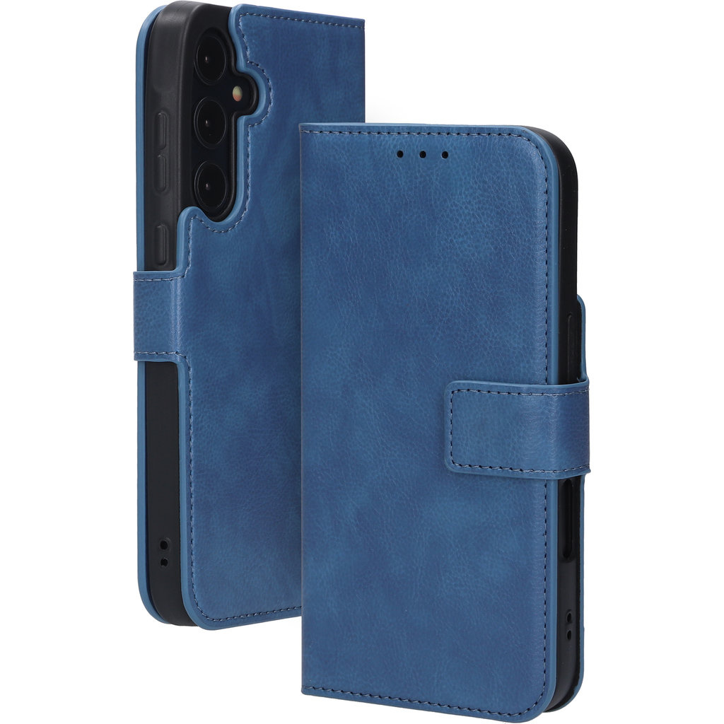 Mobiparts Mobiparts Classic Wallet Case Samsung Galaxy A55 5G (2024) Steel Blue