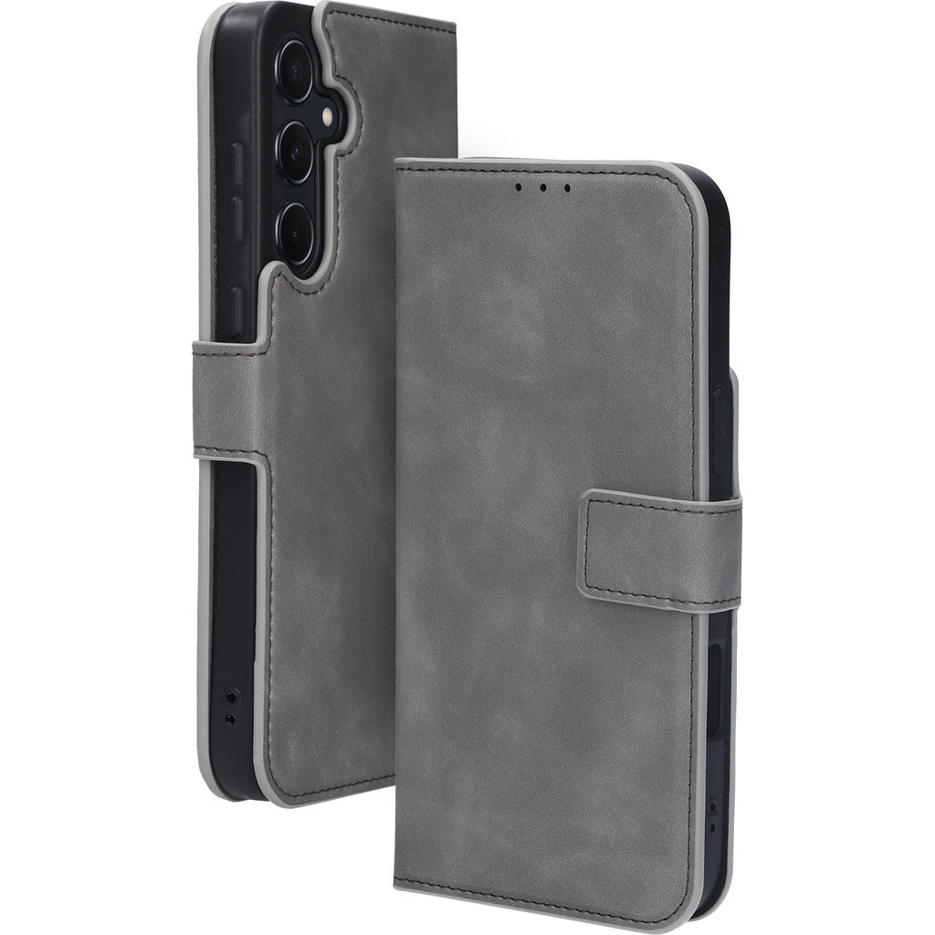 Mobiparts Mobiparts Classic Wallet Case Samsung Galaxy A55 5G (2024) Granite Grey