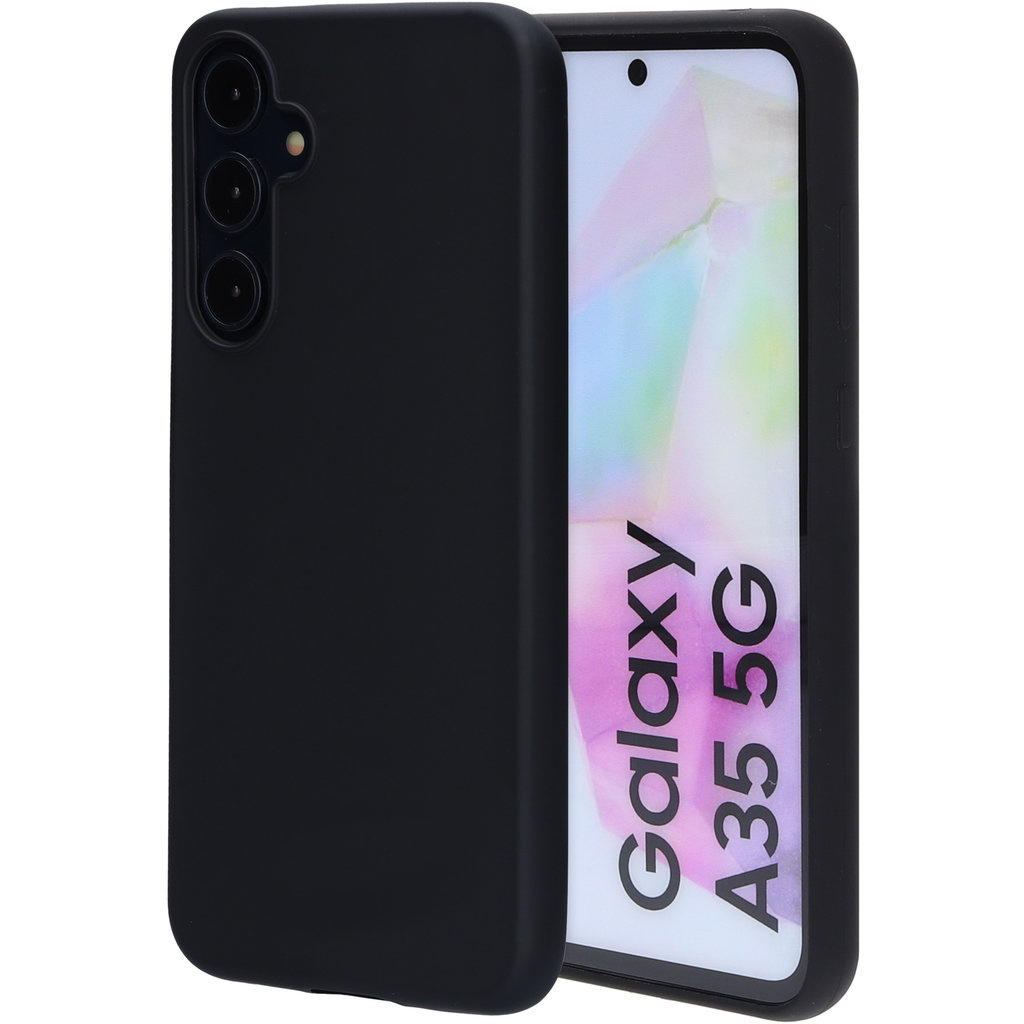 Mobiparts Mobiparts Silicone Cover Samsung Galaxy A35 Black