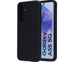 Mobiparts Mobiparts Galaxy A55 Silicone Cover Zwart